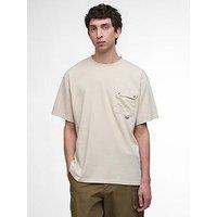 Barbour Leazes Pocket Detail T-Shirt - Off White