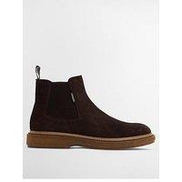Barbour Tinstone Suede Chelsea Boots - Brown