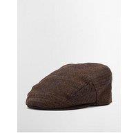 Barbour Deveron Tweed Flat Cap - Brown