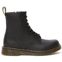 Dr Martens Youth 1460 Softy T Leather Lace-Up Boot - Black