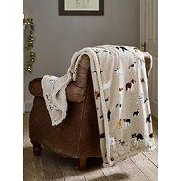 Deyongs Mixed Dogs Sherpa Throw 140X180Cm