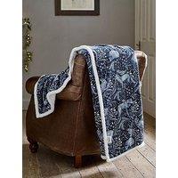 Deyongs Woodland Folk Sherpa Throw 140X180Cm