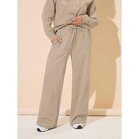 Pixiegirl Petite Monte Carlo Wide Leg Jogger - Natural