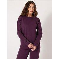 Long Tall Sally Crew Neck Sweatshirt - Purple