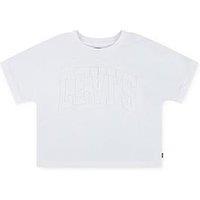 Levi'S Girls Dolman Meet And Greet Short Sleeve T-Shirt - White