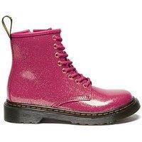 Dr Martens Junior 1460 Glitter Lace-Up Boot - Fuchsia