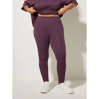 Yours Curve Legging - Dark Purple