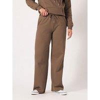 Long Tall Sally Wide Leg Jogger 34" - Brown