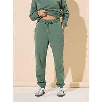 Pixiegirl Petite Drawstring Cuffed Jogger - Green