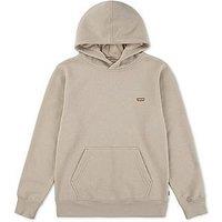 Levi'S Boys Batwing Chest Hit Pull Over Hoodie - Beige