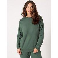 Long Tall Sally Crew Neck Sweatshirt - Green