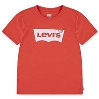 Levi'S Girls Short Sleeve Batwing T-Shirt - Red