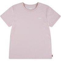 Levi'S Girls Batwing Chest Hit Short Sleeve T-Shirt - Pink