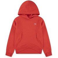 Levi'S Girls Batwing Patch Hoodie - Red