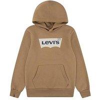Levi'S Boys Batwing Screenprint Hoodie - Light Brown