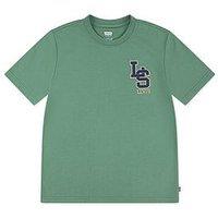 Levi'S Boys Streamline Monogram Short Sleeve T-Shirt - Green