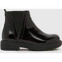 Schuh Toddler Crystal Patent Chelsea Boot - Black