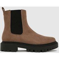 Schuh Youth Click Chunky Chelsea Boot - Brown