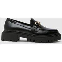 Schuh Youth Bts Loretta Patent Snaffle Loafers - Black
