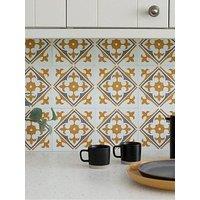 D-C-Fix Self Adhesive Wall Tiles Nadia Gold Pack Of 18 Tiles
