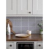 D-C-Fix Self Adhesive Wall Tiles Lina Grey Pack Of 18 Tiles