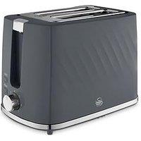 Swan St14071Gry Windsor 2 Slice Toaster - Grey