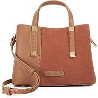 Dune London Dinkydorry P Textured Suede Tote Bag - Blush
