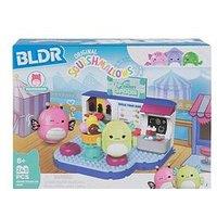 Bldr Squishmallows Frozen Yoghurt Fun Building Set - Andreina The Butterfly + Mipsy The Axolotl Buildable Figures