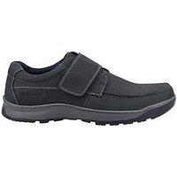 Hush Puppies Casper Touch Fastening Casual Slip On Shoes - Navy