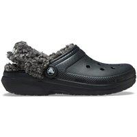 Crocs Mens Classic Fleece Lined Clog - Black