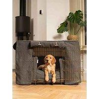 Lords And Labradors L&L Full Crate Set Granite Boucle Xl Gold Crate - Extra, Extra Large