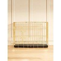Lords And Labradors Deluxe Gold Dog Crate - Large