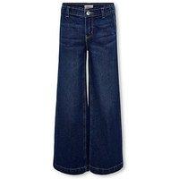Only Kids Girls Comet Wide Leg Jeans - Dark Blue