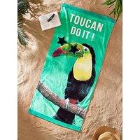 Catherine Lansfield Toucan Do It Beach Towel