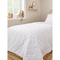 Bianca Mini Star & Stripes 100% Cotton Bedspread- 200X200Cm Natural