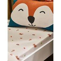 Catherine Lansfield Fox And Woodland Friends Fitted Sheet