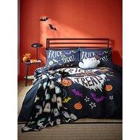 Catherine Lansfield Halloween Trick Or Treat Duvet Set