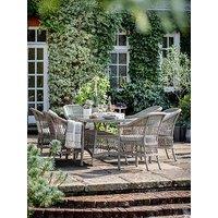 Gallery Direct Menton 6 Seater Oval Dining Set Stone