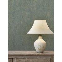 Rasch Boho Geo Wallpaper - Blue