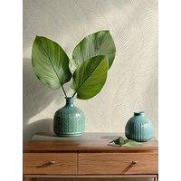 Rasch Opuenza Wave Wallpaper - Silver