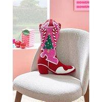 Catherine Lansfield Santas Howdy Christmas 3D Cushion
