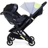 Icandy Pip Travel System With Black Cocoon Car Seat Base & Adapters - Limestone