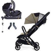 Icandy Pip Travel System With Black Cocoon Car Seat Base & Adapters - Sage