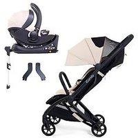 Icandy Pip Travel System With Latte Cocoon Car Seat Base & Adapters - Latte