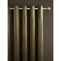 Catherine Lansfield Kingsley Matt Velvet Curtains- 168X229Cm(66X90Inches)