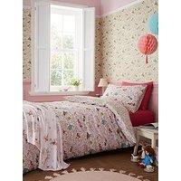 Belle & Boo Fairytale Reversible 100% Cotton Duvet Set - Pink