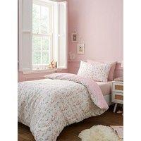 Belle & Boo Ballerina Reversible 100% Cotton Duvet Cover Set - Pink