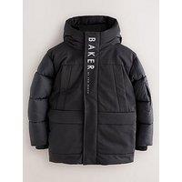 Ted Baker Older Boys Mid Length Coat - Black