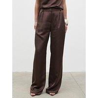 Pretty Lavish Breya Tailored Trousers - Brown