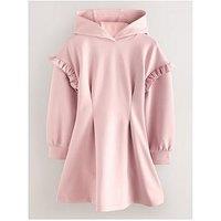 Ted Baker Older Girls Luxe Hooded Dress - Pink